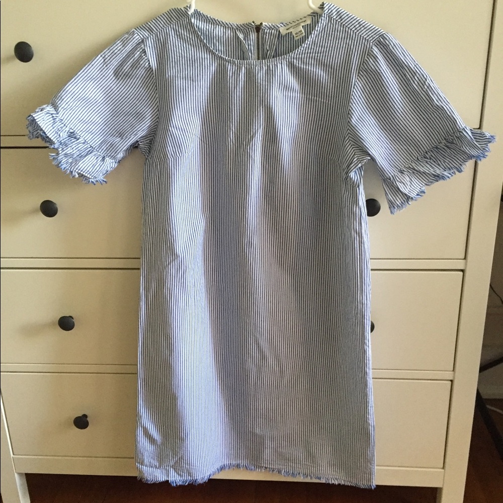 Stripped cotton summer dress